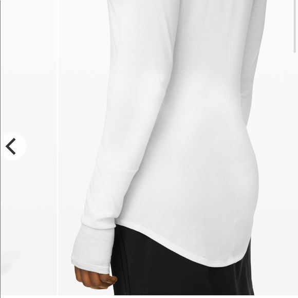 Lululemon full day ahead turtleneck S - white - Picture 4 of 4